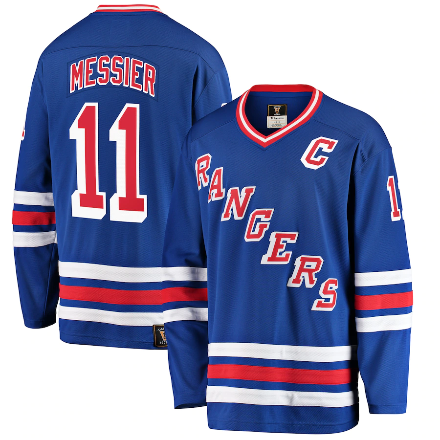 Men's New York Rangers Mark Messier #11 Blue Jersey